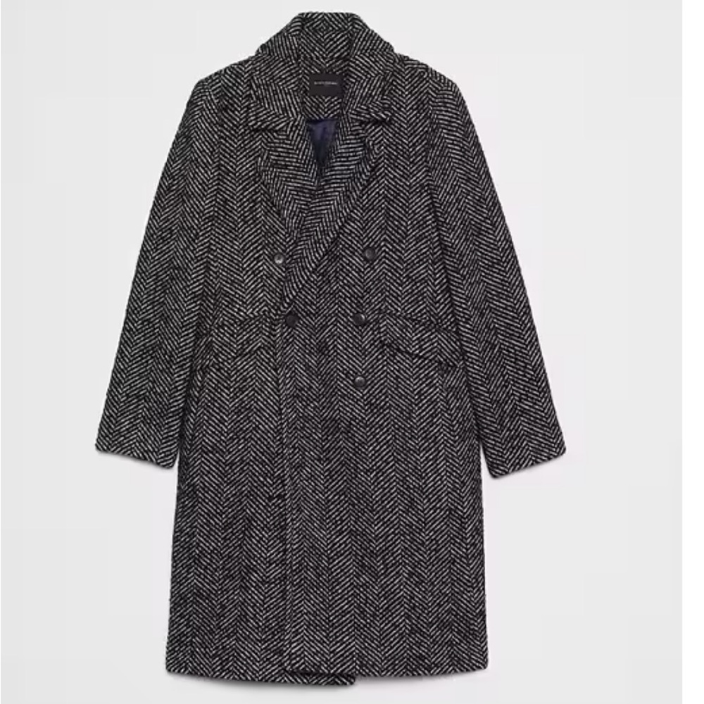 NWT Banana Republic Herringbone Coat